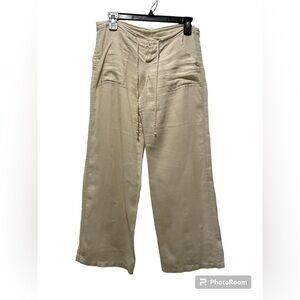 Gap  Linen Wide-Leg Pants size 1